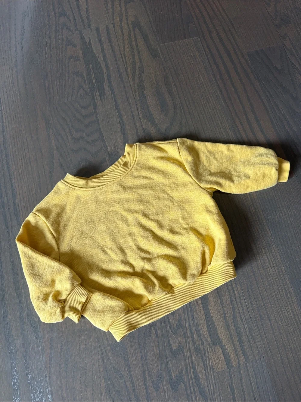 Old Navy Baby Sweatshirt Yellow Crewneck 6-12M